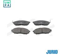 Jurid Brake Pad Set 572575J - Disc Brake for INFINITI, NISSAN, RENAULT