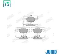 JURID 572576J Brake pad set
