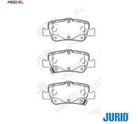 JURID 572601J Brake pad set