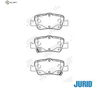 JURID 572601J Brake pad set