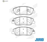 JURID 572607J Brake pad set