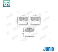 BRAKE PAD SET DISC BRAKE 572608J FOR HYUNDAI SATELLITE/Bus STAREX/Van/H-1 2.5L