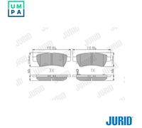 BRAKE PAD SET DISC BRAKE 572610J FOR NISSAN ARMADA/III/SUV NP300/FRONTIER 2.5L