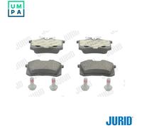 Brake pads 573005J JURID for RENAULT MEGANE III Coupe MEGANE CC SCÉNIC III WIND