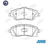 Brake pads 573011J JURID for OPEL MERIVA A MPV CORSA C COMBO Box Body/MPV
