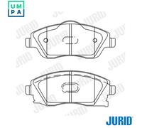 Brake pads 573011J JURID for OPEL MERIVA A MPV CORSA C COMBO Box Body/MPV