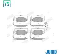 JURID 573015J Brake pad set