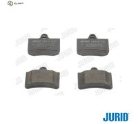 JURID 573028JC Brake Pad Set, disc brake for CITROËN