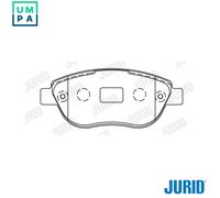 New Brake Pad Set, disc brake for CITROËN PEUGEOT:207,307,C3 I,C4 I,1007