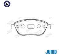New Brake Pad Set, disc brake for CITROËN PEUGEOT:207,307,C3 I,C4 I,1007