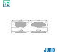 JURID 573040J Brake pad set