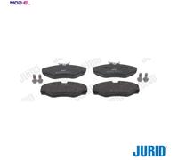 Brake pads 573058J JURID for RENAULT NISSAN OPEL