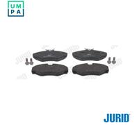 Brake pads 573058J JURID for RENAULT NISSAN OPEL