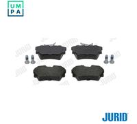 Jurid Brake Pad Set 573059J – Rear Disc Brake Fits Nissan Interstar Vauxhall Vivaro Renault Trafic