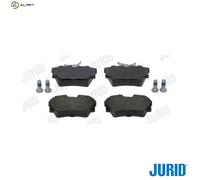 Jurid Brake Pad Set 573059J – Rear Disc Brake Fits Nissan Interstar Vauxhall Vivaro Renault Trafic