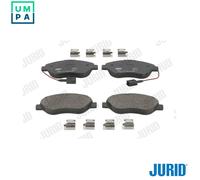 JURID 573076J Brake pad set