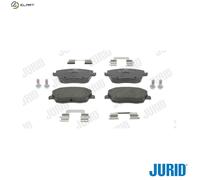 Jurid Brake Pad Set 573101J - Disc brake for Skoda Roomster / Fabia II / VW