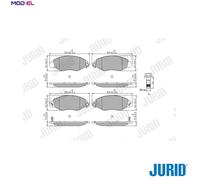 JURID 573110J Brake pad set