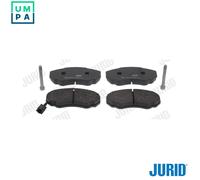 Jurid Disc Brake Pad Set 573113J for Fiat/Peugeot/Citroen