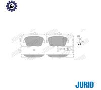 BRAKE PAD SET DISC BRAKE 573127J FOR SKODA ROOMSTER/Praktik FABIA/II/Combi VW