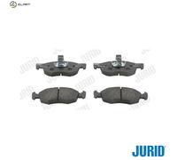 BRAKE PAD SET DISC BRAKE 573130J FOR FIAT 176A8.000 178E2.000/B5.000 1.2L 4cyl