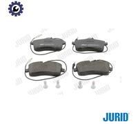 Jurid Brake Pad Set 573132J - Front, Fits Peugeot 407 SW 04-11