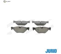 Jurid Brake Pad Set 573139J - Rear Disc Brake for BMW 1, 3, X1 (E81/E87/E84)