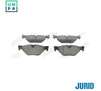Jurid Brake Pad Set 573139J - Rear Disc Brake for BMW 1, 3, X1 (E81/E87/E84)