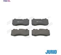 Brake pads 573178J JURID for MERCEDES-BENZ S-CLASS S-CLASS Coupe E-CLASS SL CLS