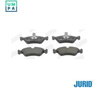 Jurid Brake Pad Set 573191J – Disc Brake for Mercedes‑Benz, VW, Puch