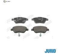 JURID Brake Pads | 573204J | OE-Matching Quality | Low Noise & Long Life | Pack of 4
