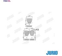BRAKE PAD SET DISC BRAKE 573208J FOR AUDI A6/S6 A8/S8 AKE/AFB/AKN 2.5L 6cyl A8