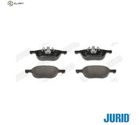 Jurid Brake Pad Set 573209D – Disc Brake for Ford, Ford Australia, Mazda, Volvo