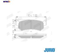 BRAKE PAD SET DISC BRAKE 573216J FOR DAEWOO LACETTI/Hatchback ORION/Wagon 1.8L