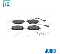 Brake pads 573217J JURID for FIAT PEUGEOT