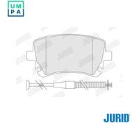 JURID 573225J Brake pad set