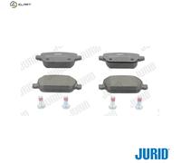 Brake pads 573263J JURID for LAND ROVER FORD VOLVO