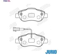 BRAKE PAD SET DISC BRAKE 573266J FOR FIAT 500 PANDA/Hatchback/Van/CLASSIC 1.2L