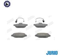 Jurid Brake Pad Set 573267J – Disc Brake for FIAT & FORD (KA, 500, Palio, Panda)