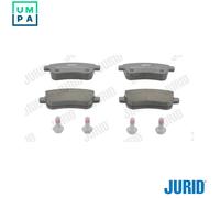 BRAKE PAD SET DISC BRAKE 573286J FOR RENAULT MEGANE/III/Hatchback 1.2L 4cyl