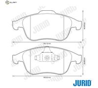 BRAKE PAD SET DISC BRAKE 573316JC FOR RENAULT CLIO/MIO/IV SCENIC/III/GRAND 1.6L