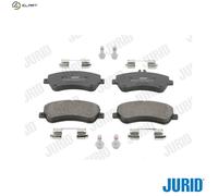 BRAKE PAD SET DISC BRAKE 573321J FOR MERCEDES-BENZ M 274.920 2.0L 4cyl GLK-CLASS