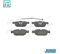Jurid Brake Pad Set 573338J – Disc brake for Peugeot, Citroën, DS