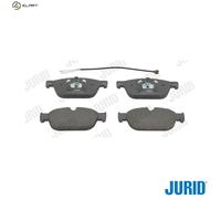 Jurid Brake Pad Set 573338J – Disc brake for Peugeot, Citroën, DS