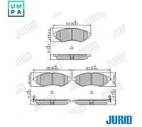 BRAKE PAD SET DISC BRAKE 573371J FOR CHEVROLET AVEO/KALOS/Hatchback/U-VA LOVA