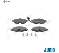 Jurid Brake Pad Set 573390J - Disc Brake for Audi, SEAT, Skoda, VW