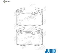 JURID 573423J Brake pad set