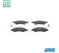 Jurid Brake Pad Set 573449J - Disc Brake - Fits Ford Ranger 2.0 EcoBlue 4x4