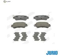Jurid Brake Pad Set 573450J – Disc Brake for Mazda CX-5 (2.5L PYY1 / 2.2L SH-VPTS / 2.0L PEY5)