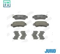Jurid Brake Pad Set 573450J – Disc Brake for Mazda CX-5 (2.5L PYY1 / 2.2L SH-VPTS / 2.0L PEY5)